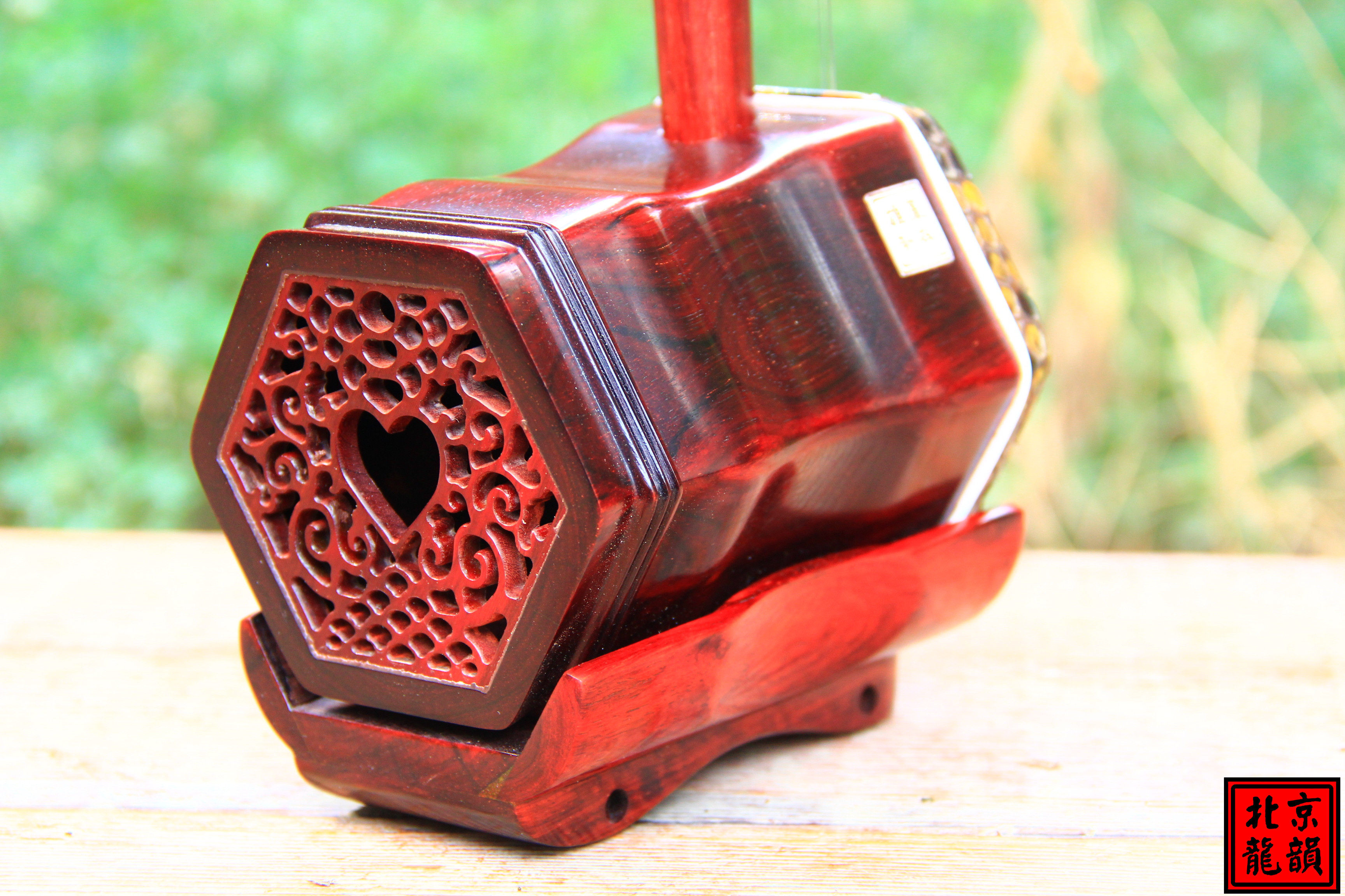 龙牌整杆整筒印度金星小叶紫檀珍品二胡11a二胡