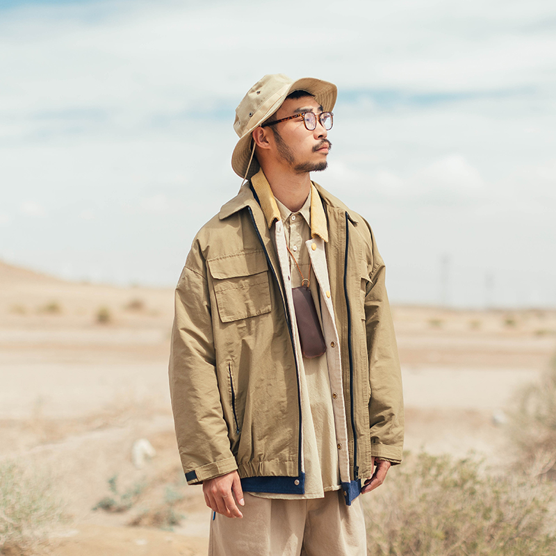 UN store多口袋工装夹克男日系cityboy风格外套休闲宽松百搭复古