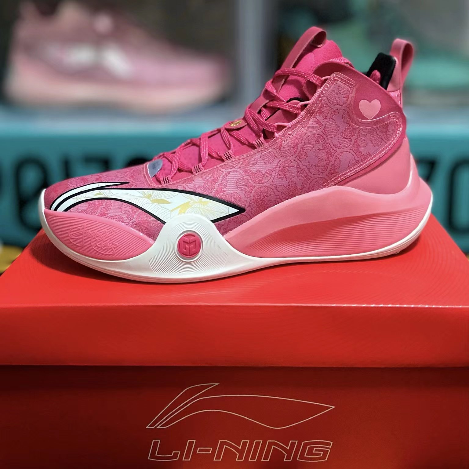 李宁cj1麦科科勒姆篮球鞋cj一代签名比赛篮球鞋