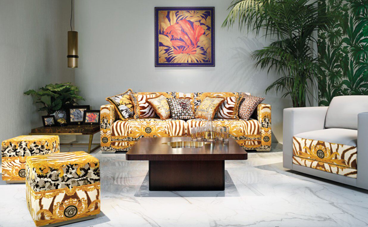 锦尚家具定制实木镂空范思哲头像方形茶几