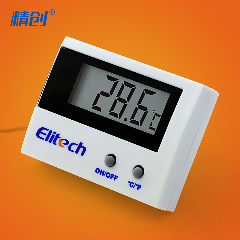 elitech精创st1a电子数显温度计数字式冷库鱼缸冰箱温度计