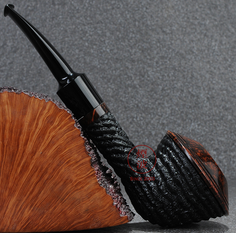 烟波西班牙jrubiosandblastbullcap手工进口石楠木楠木烟斗烟斗