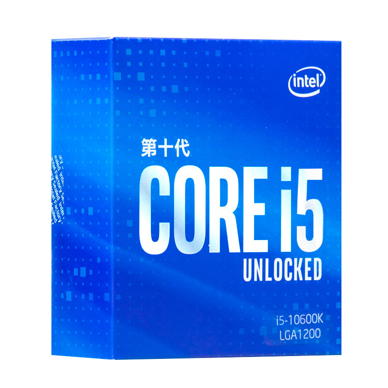 intel英特尔 10代酷睿i5 10600kf 国行盒装 6核12线程超频处理器