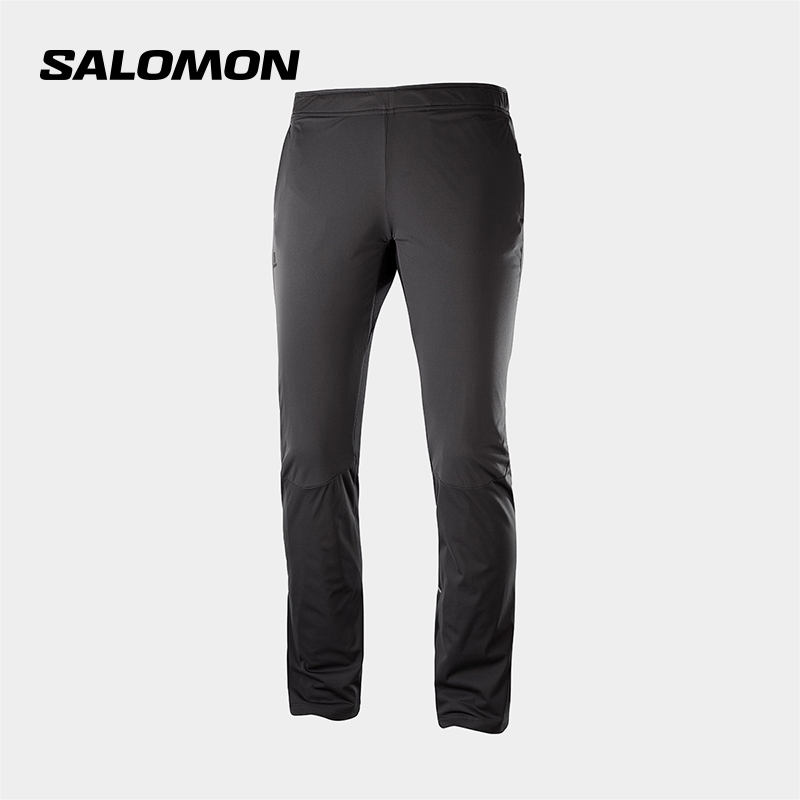 salomon萨洛蒙户外运动裤男长裤防风保暖软壳徒步登山裤子多用途