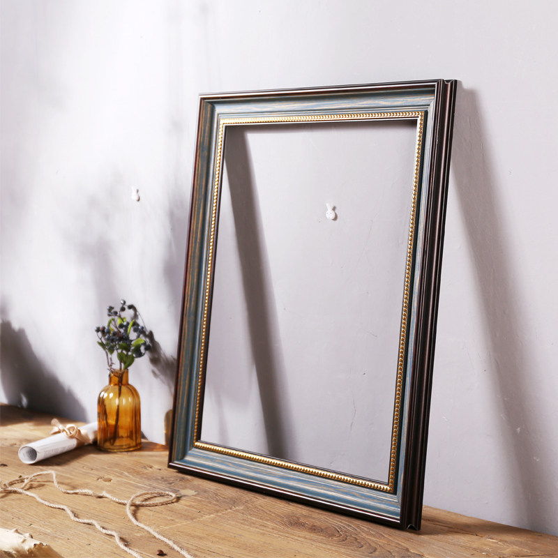北欧油画美式装裱外框数字画框diy定制制定相框