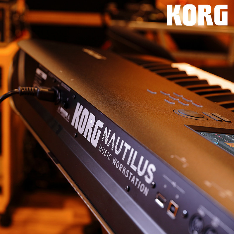 合成器korg科音nautilus鹦鹉螺配重重锤电子个人音乐电子合成器