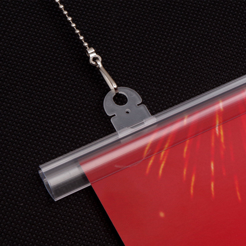 吊旗悬挂60cm三件件套海报pvc挂钩卡条粘钩pop广告纸