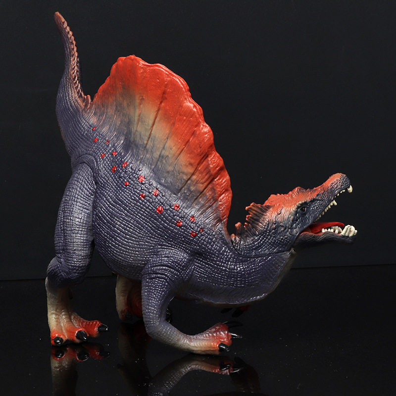 玩具仿真恐龙六一儿童实心扶姿棘背龙塑胶大号仿真