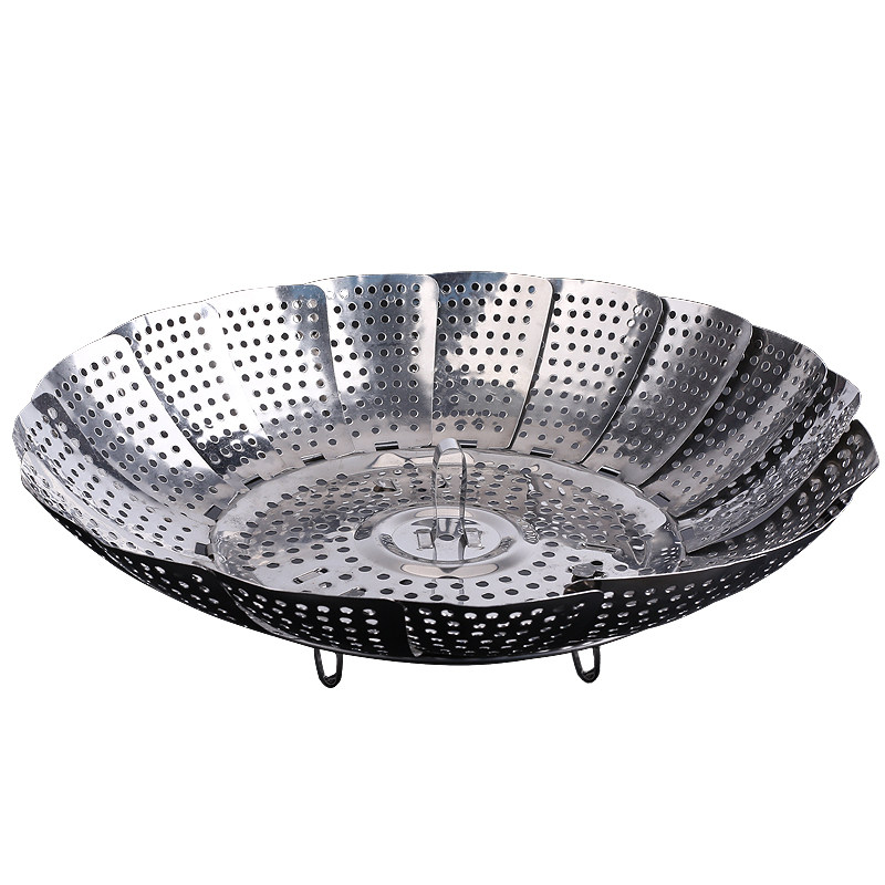 蒸笼不锈钢折叠百变伸缩蒸格架电饭锅饭煲隔水蒸屉蒸格