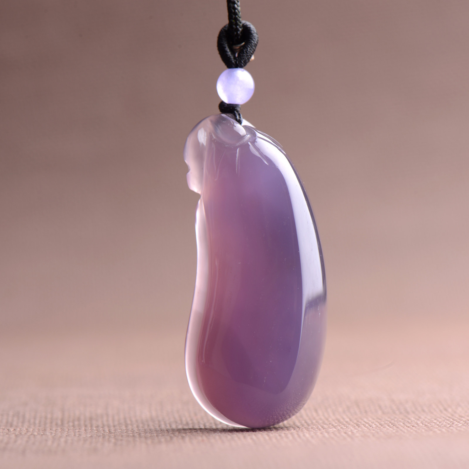 帝王紫玉髓福瓜吊坠 男女紫玉髓吊坠 项链坠子毛衣链挂件