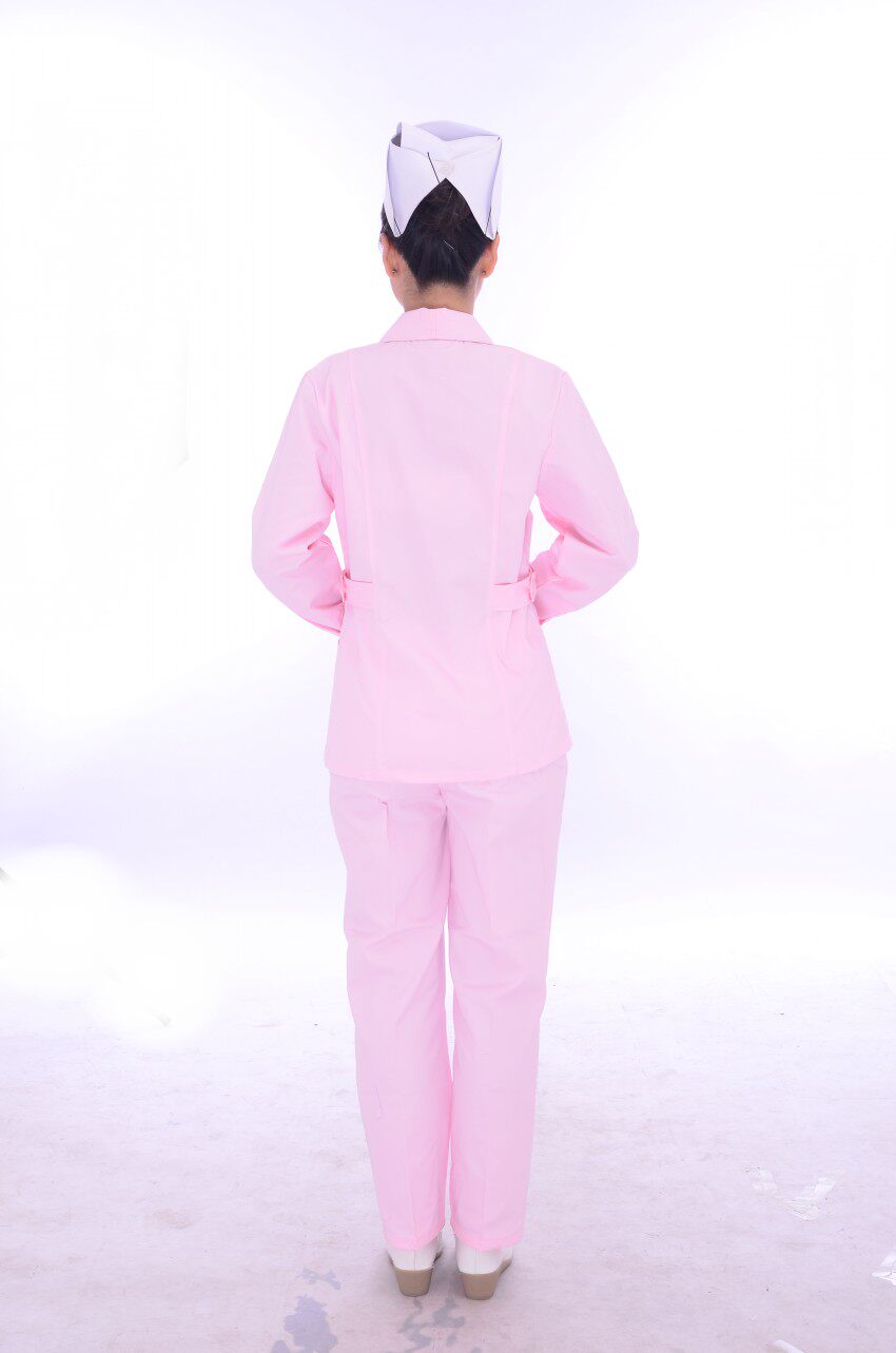 护士分体套装长袖冬装对襟圆领icu药房工作服医护制服