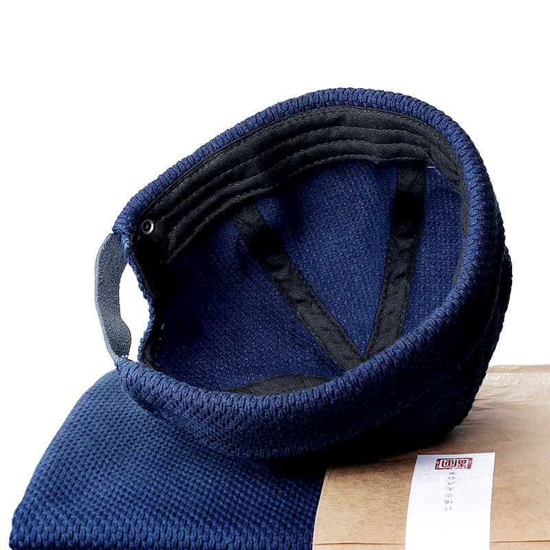 无檐瓜皮皮帽水手日式水兵复古圆顶春款蓝染帽子