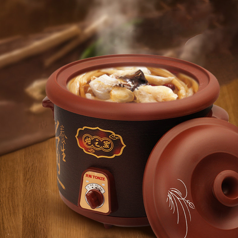 天际30az炖锅砂锅电炖盅煮粥锅煲汤养生紫砂电炖锅