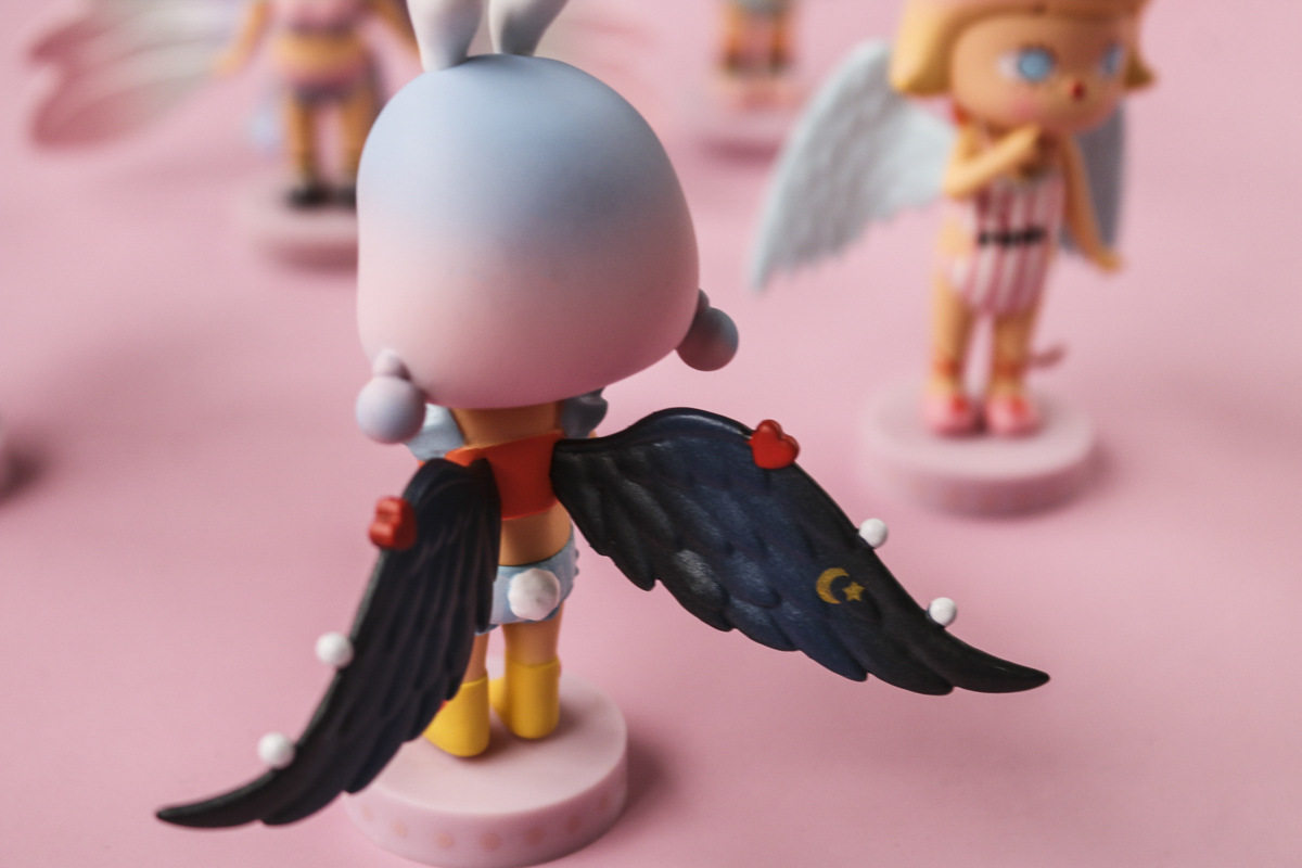 正品bobbi维密天使盲盒公仔桌面摆件二次元娃娃女生生日礼物公仔