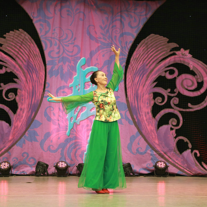 广场舞莲花服装红草莞儿套装34201-b44502限时促销广场舞套装