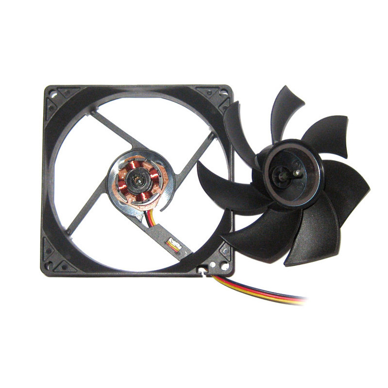 风扇超频三电源12cm电脑散热风扇静音12厘米2针主机散热器