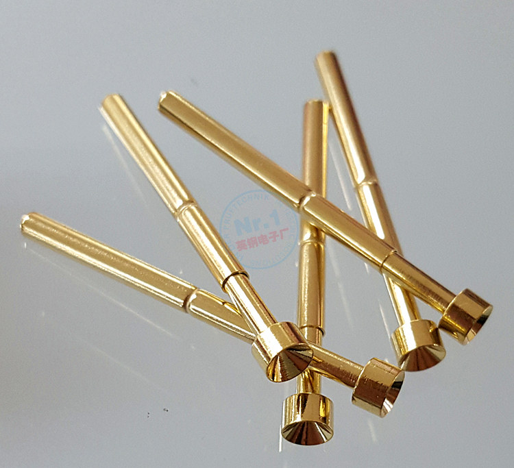 探针金色27mm黄色凹头测试华荣pa156a碗头4mm电子专用材料