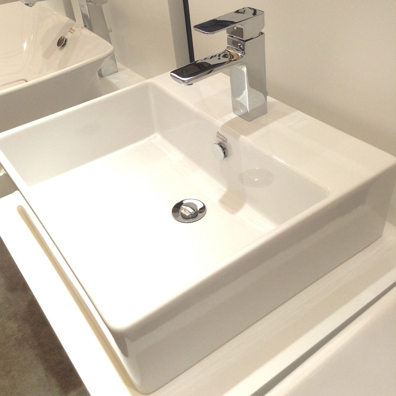 美标洗脸盆面盆台上方形碗盆简约卫浴方简约ccasf613台上艺术碗盆