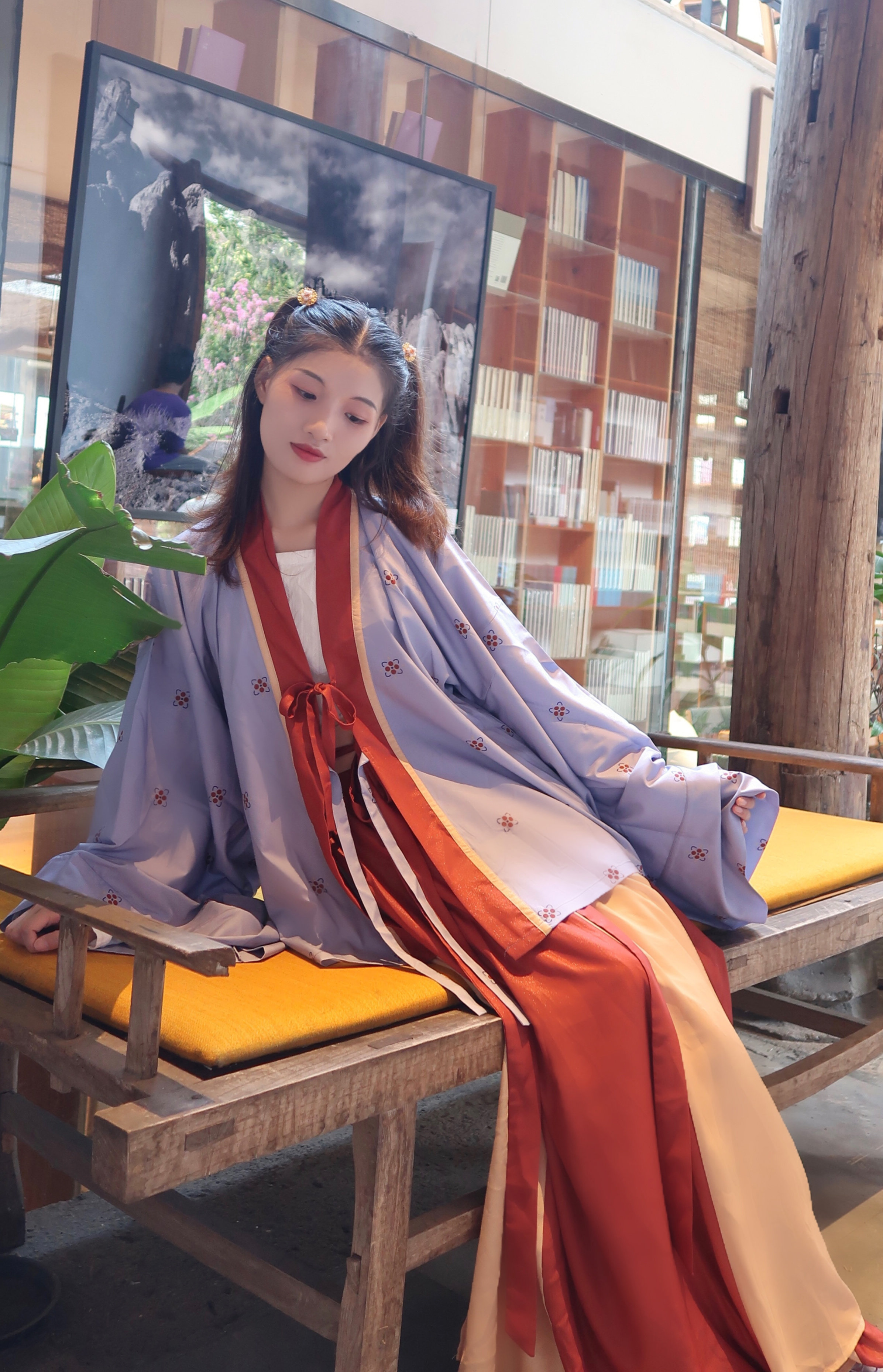 清仓霓裳魏晋汉服南北朝大袖襦裙圆领衫八破裙汉汉服