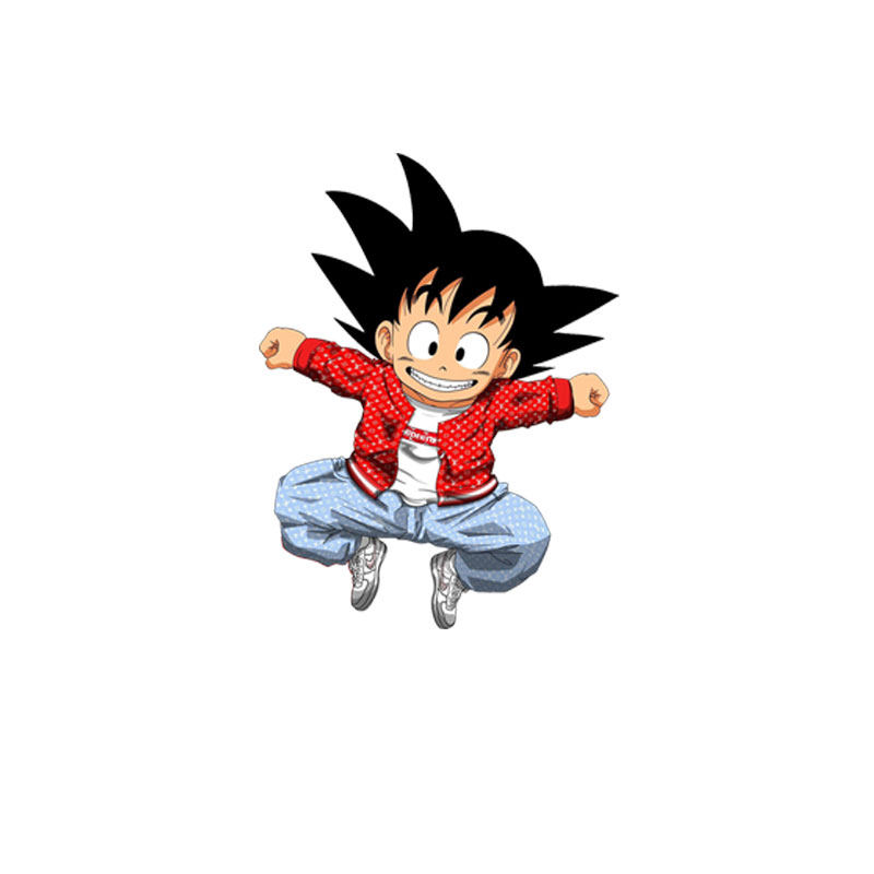 趣味个性创意动漫卡通冰箱贴电脑贴七龙珠孙悟空车身装饰改装车贴