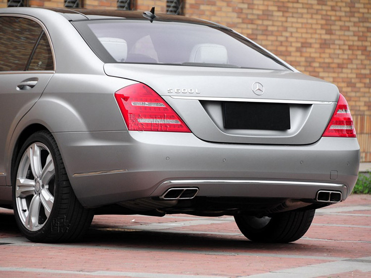 适用w221奔驰s600l杠亮条s300改装s350保险杠饰条车身