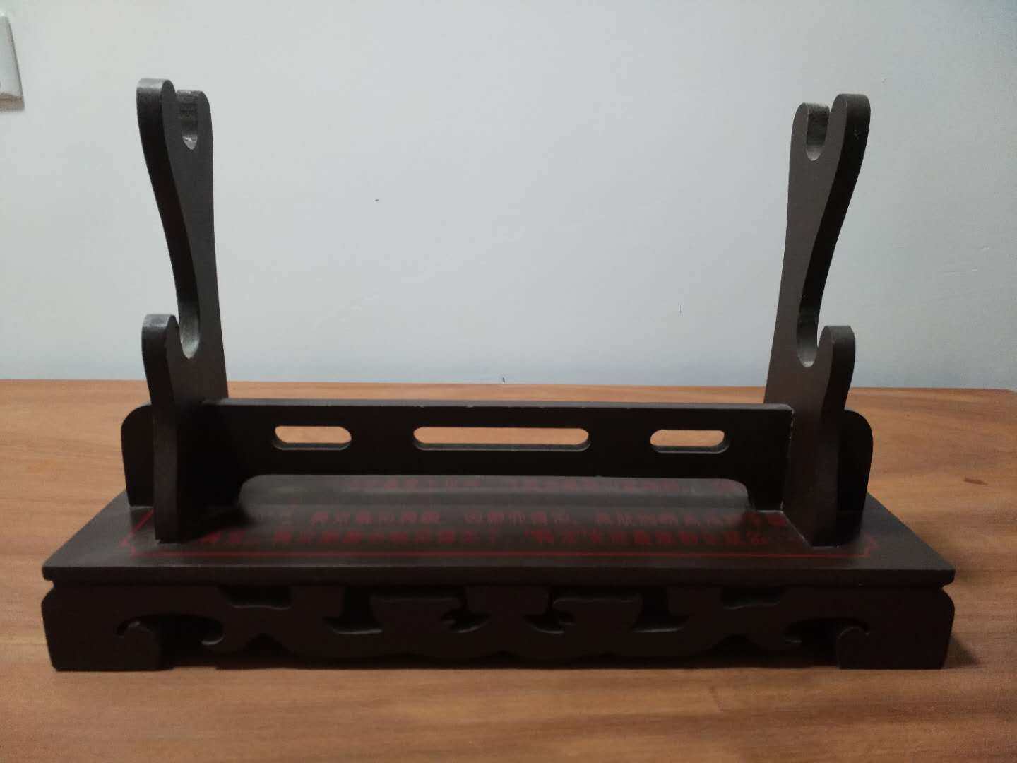 龙泉秦氏刀剑双层剑架