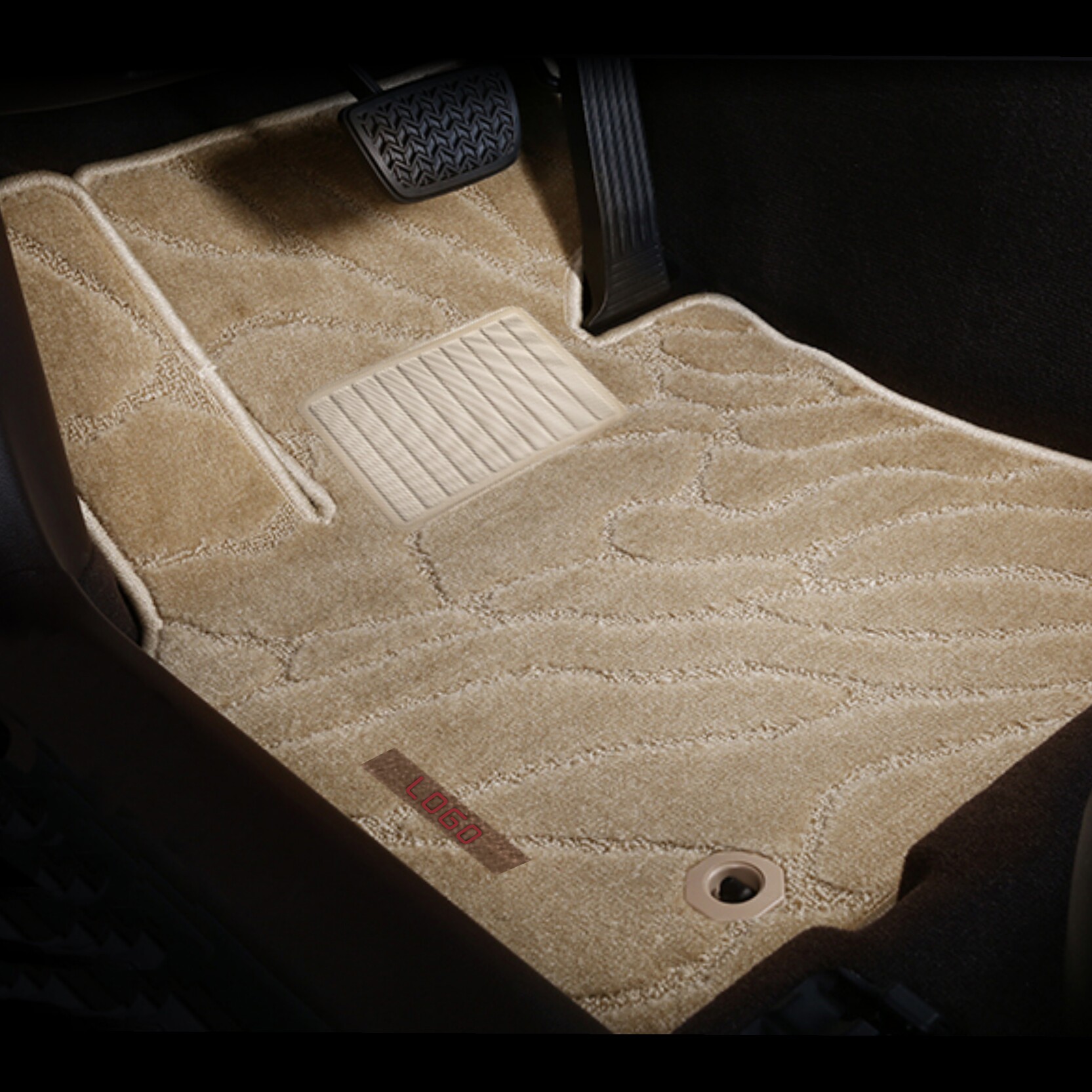 奥迪脚垫地毯a4l专车专用原车a6l毛绒单片专车专用脚垫