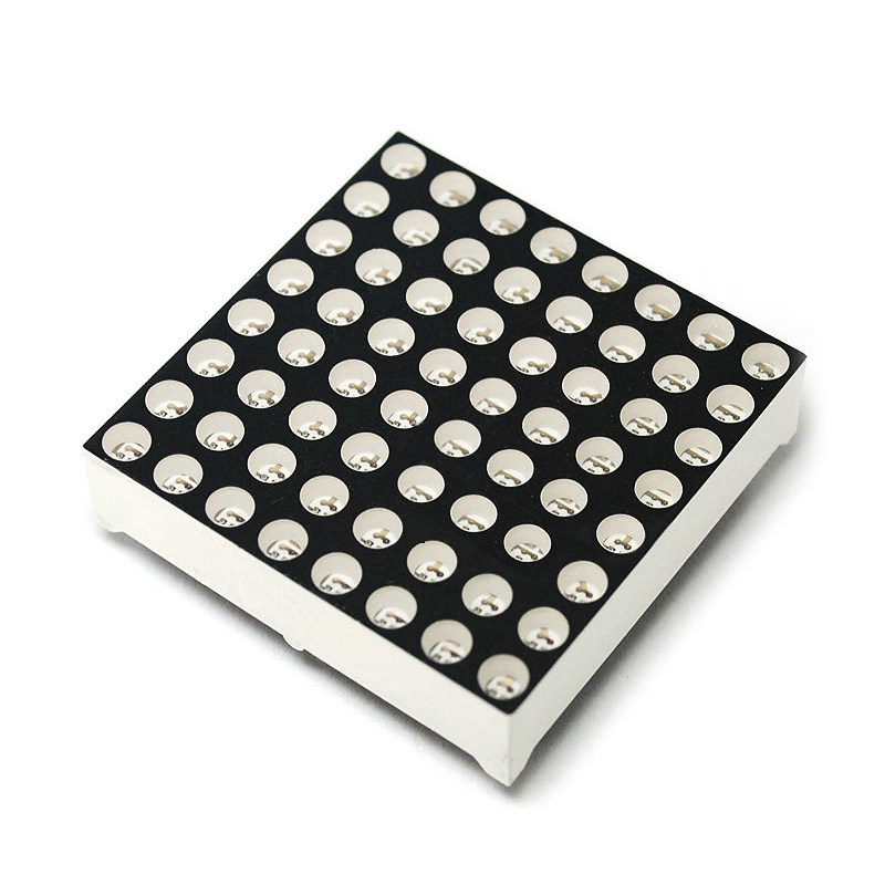 高亮8*8led点阵 3.0mm 3毫米 红绿双色 32*32mm 24脚共