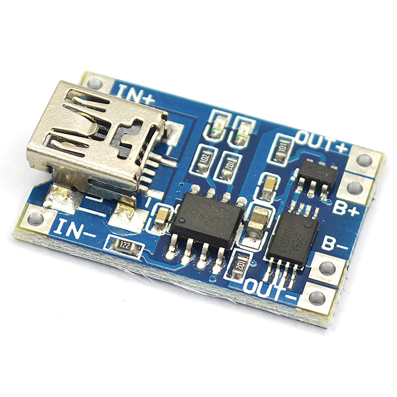 tp40561a锂电池充电与保护一体板充电带保护二合一模块mini