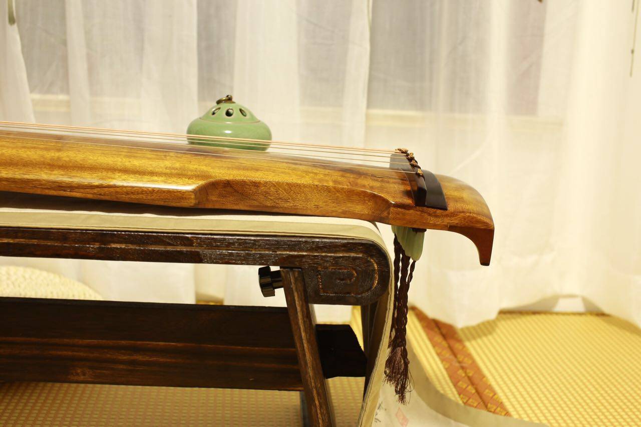 象牙声音岳山檀木足紫轸玉徽玉龙吟纯大古琴古琴