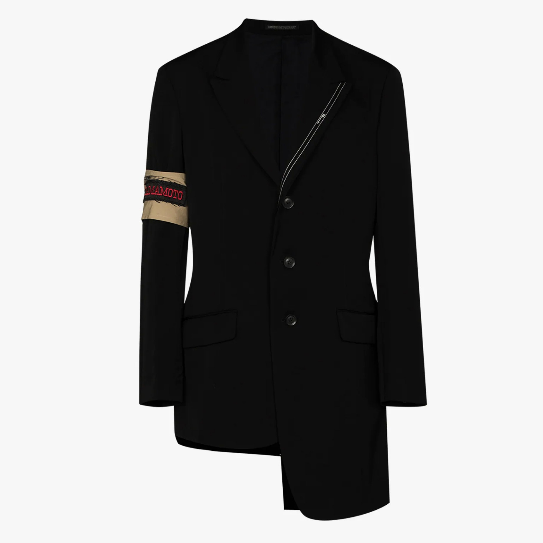 yojiooakyohjilogo刺绣肩章袖章西服走秀款华达呢西服