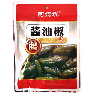 园丰阿妈妮酱油椒70g东北小菜下饭菜酱腌菜港椒酱菜拍20袋 包邮
