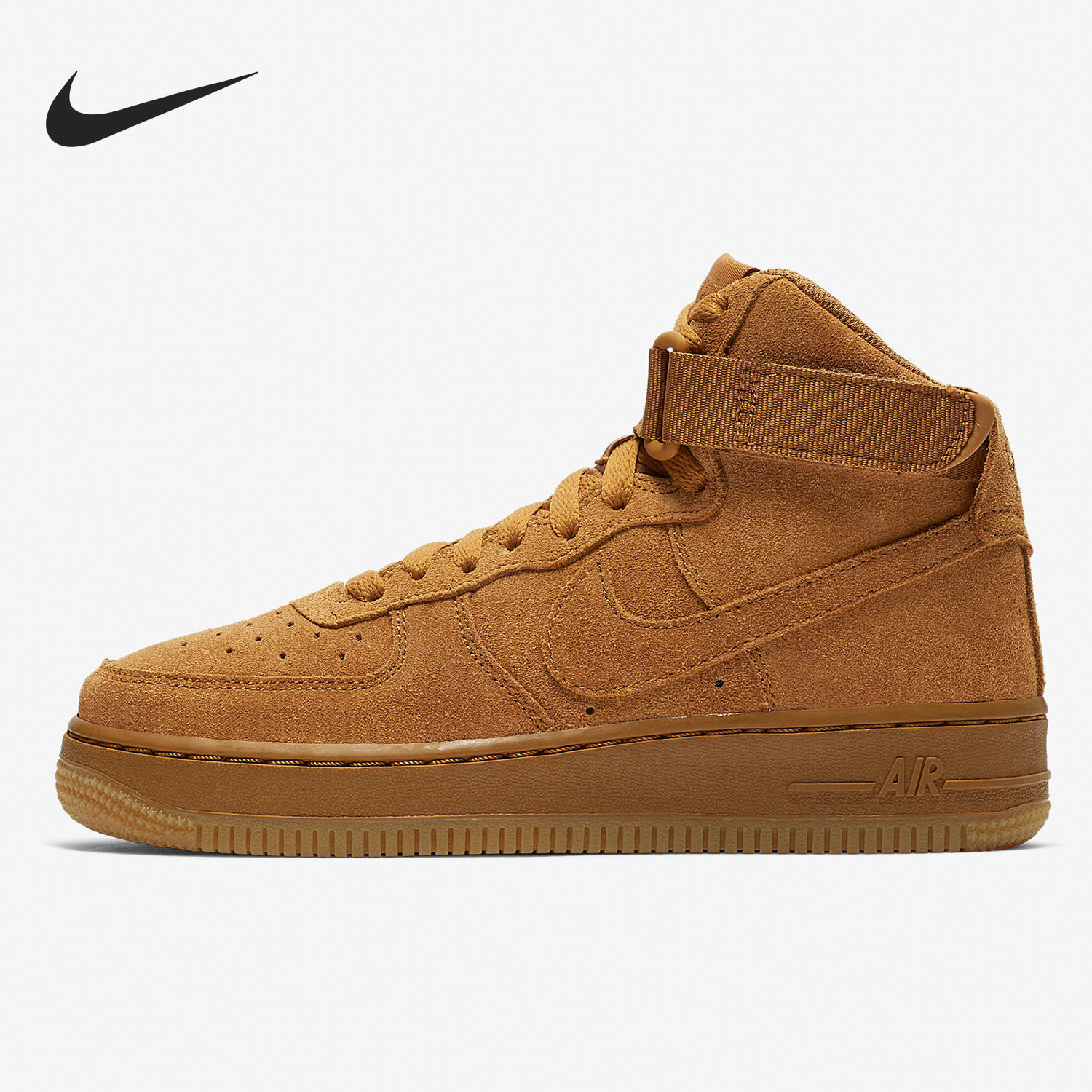 nike耐克正品airforce1af1耐克高帮空军一号小麦色807617