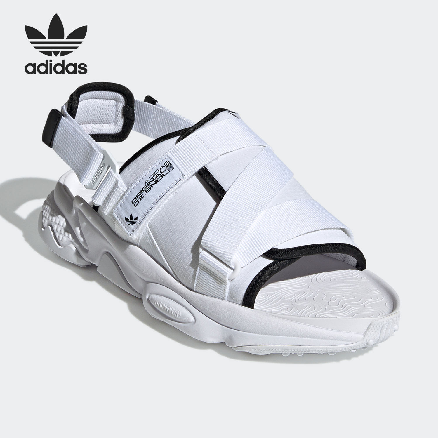 adidas阿迪达斯正品三叶草2021年夏季新款男女运动凉鞋运动沙滩鞋