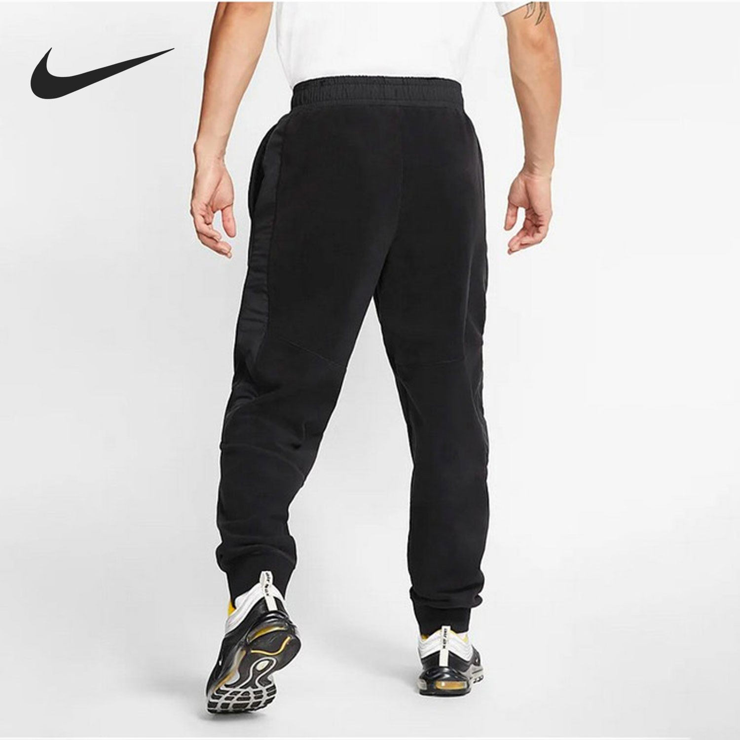 nike耐克正品2020冬季新款男子运动休闲收口抓绒运动长裤