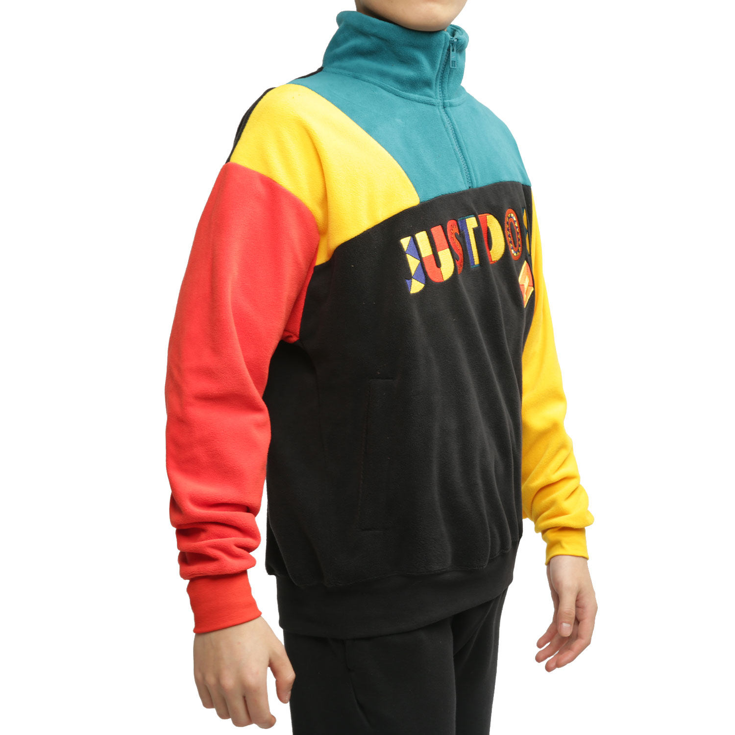 nike耐克正品airjordan男子抓绒刺绣印花立领运动卫衣