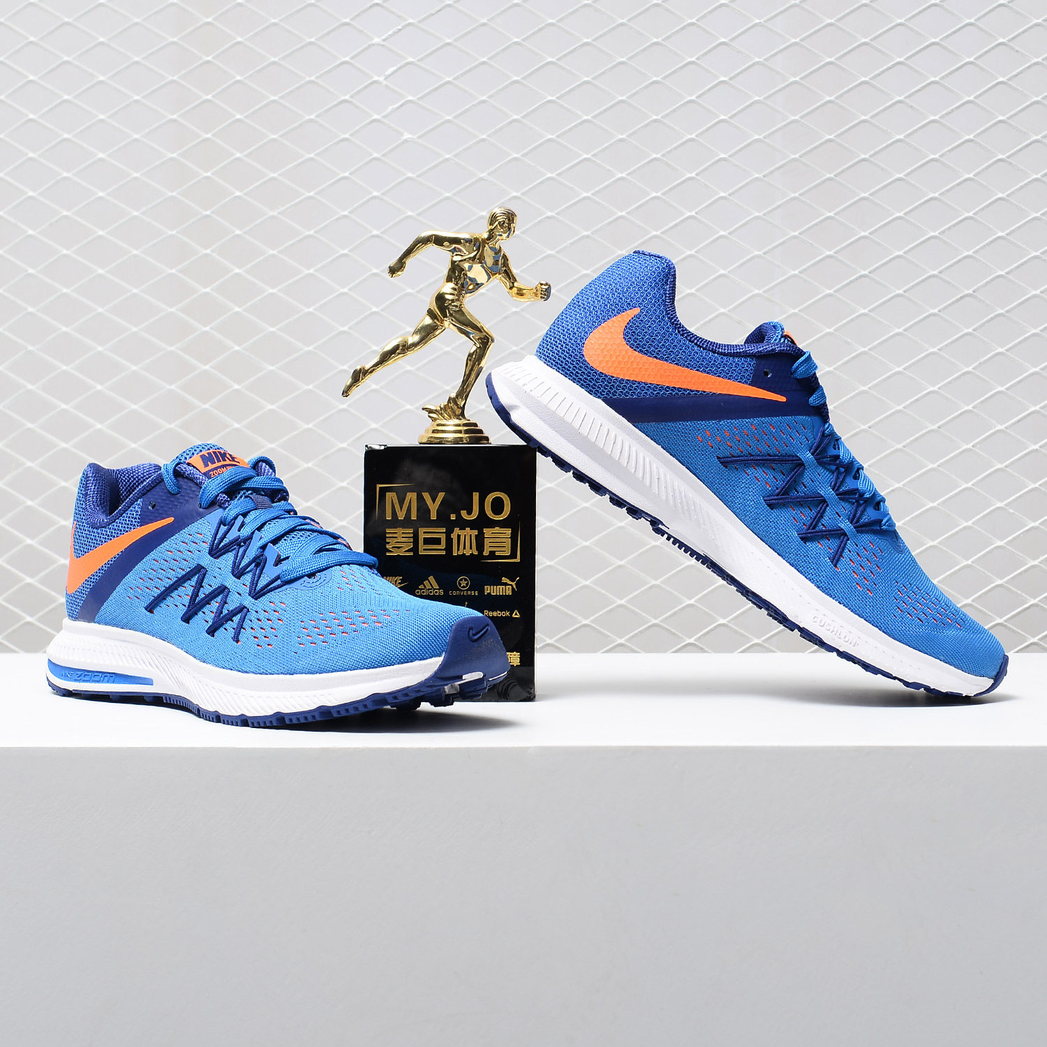 nike耐克正品zoomwinflo3男子男子气气垫减震运动休闲跑步鞋