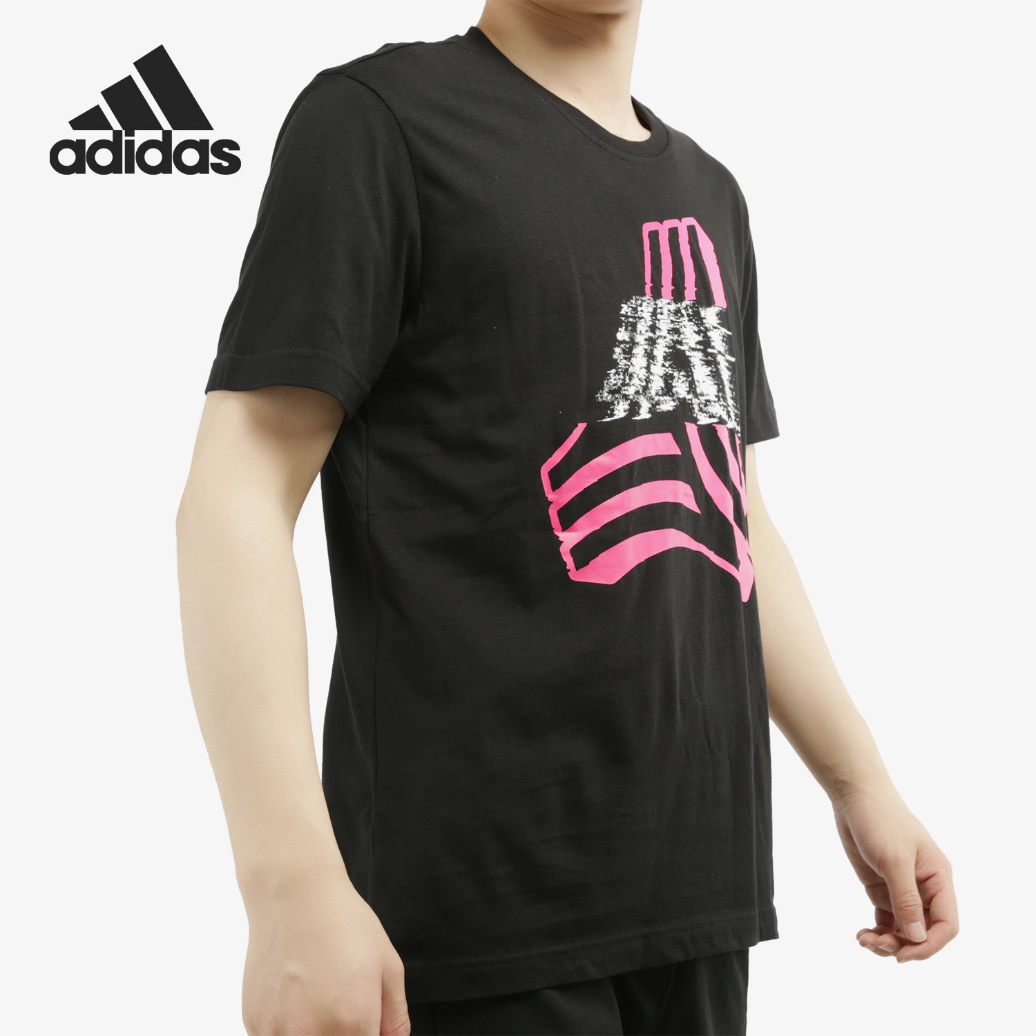adidas阿迪达斯正品2020夏季新款男子圆领运动上衣运动t恤