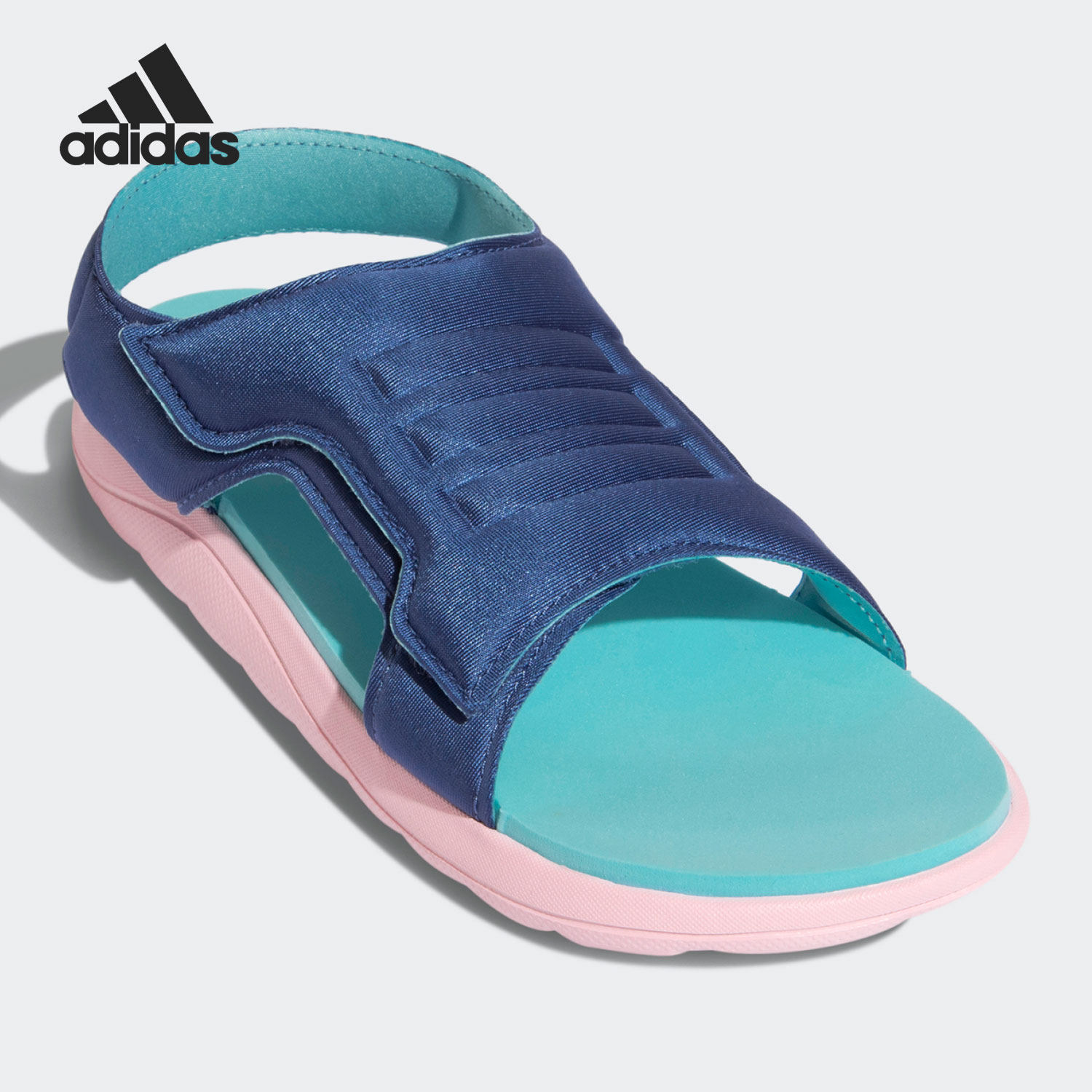 adidas阿迪达斯正品2021夏季新款时尚大童运动沙滩凉鞋