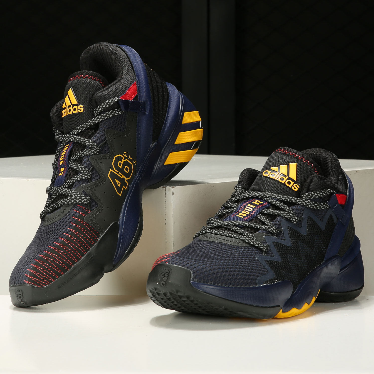 adidas阿迪达斯正品新款米切尔2代实战男子运动减震篮球鞋