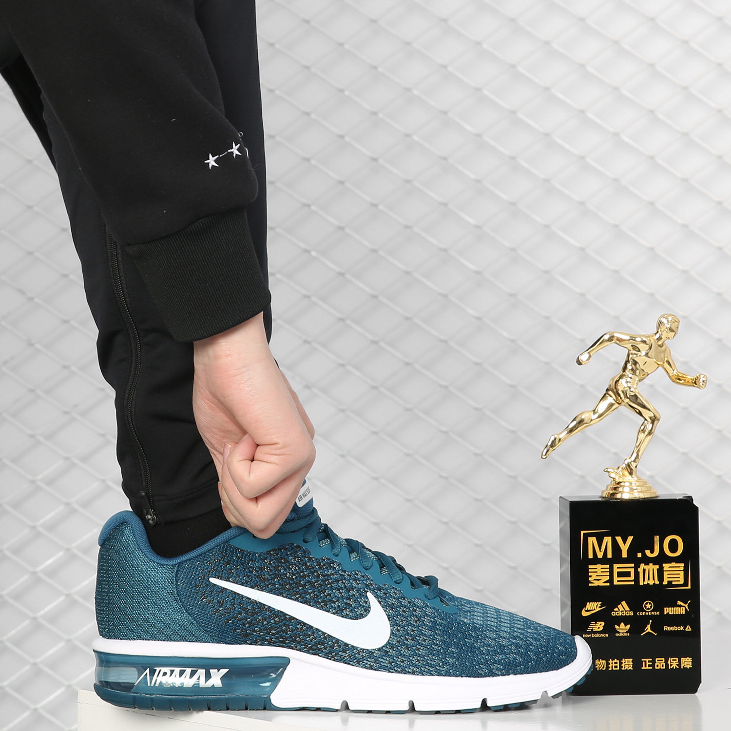 nike/耐克正品男子air max气垫网面透气潮男休闲运动跑步鞋852461