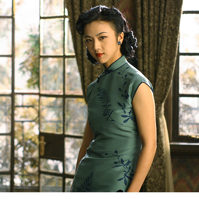 汤唯色戒王佳芝同款 连衣裙 长旗袍复古港味民国风改良日常明星同款