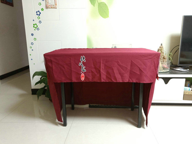 快板折叠醒木手绢折扇套餐曲艺桌子围子张品牌桌布