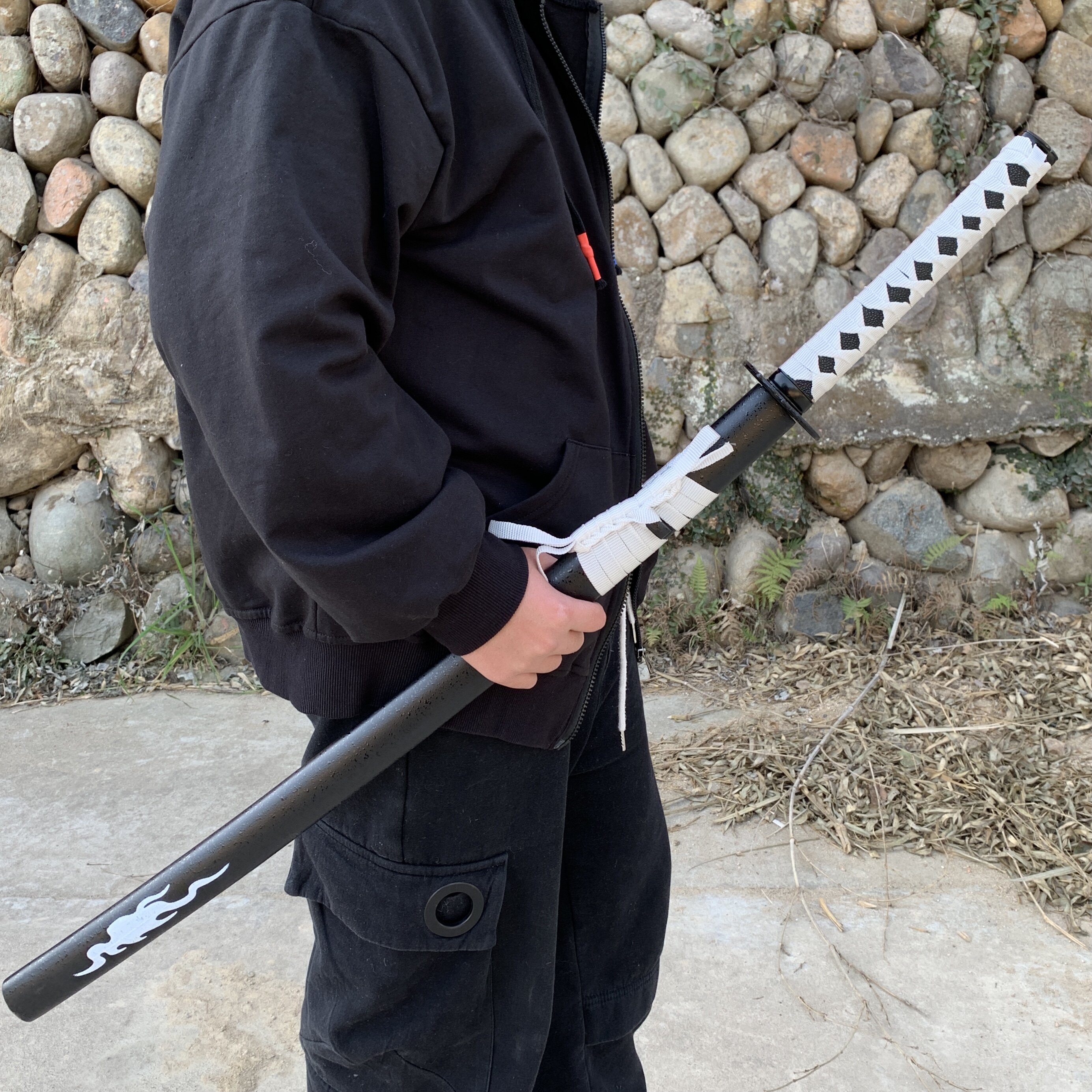 木刀带鞘武士刃居道刀刀术训练cos动漫刀剑刀