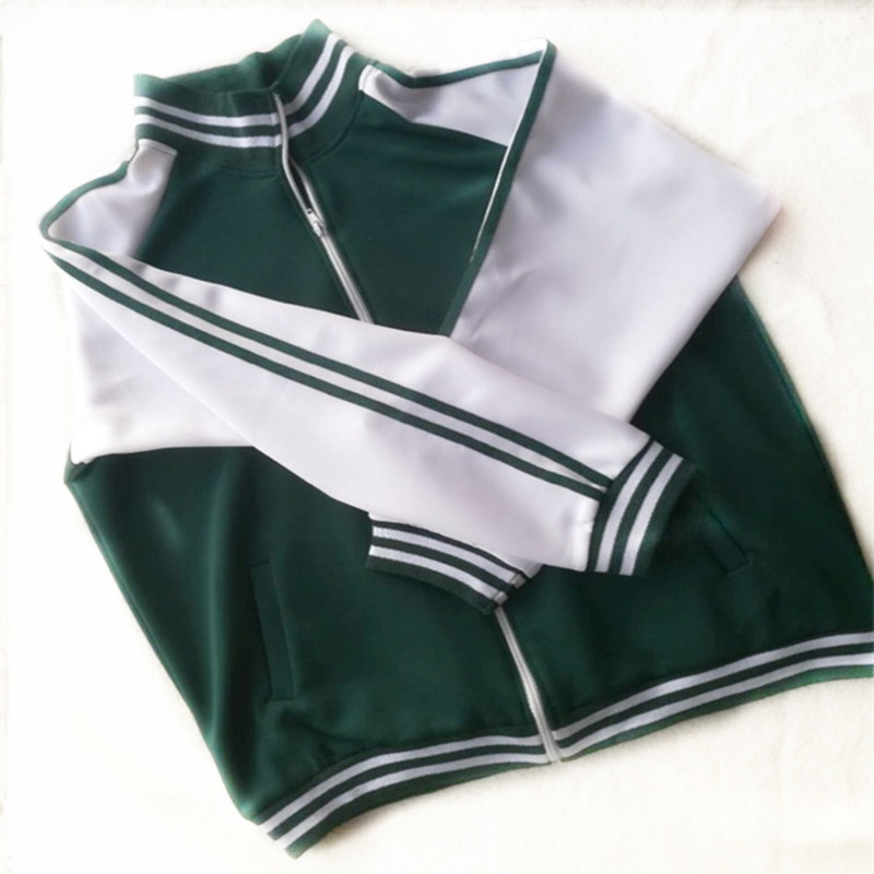 新款日本运动服高校学生校服班服制服拉链宽松学生校服