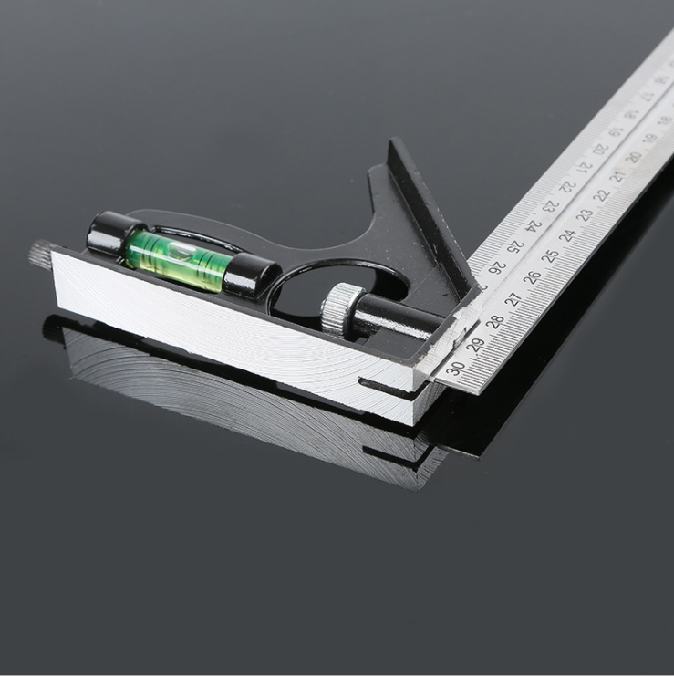 角尺多功能移动组合300mm不锈钢水平活动45度直角角尺