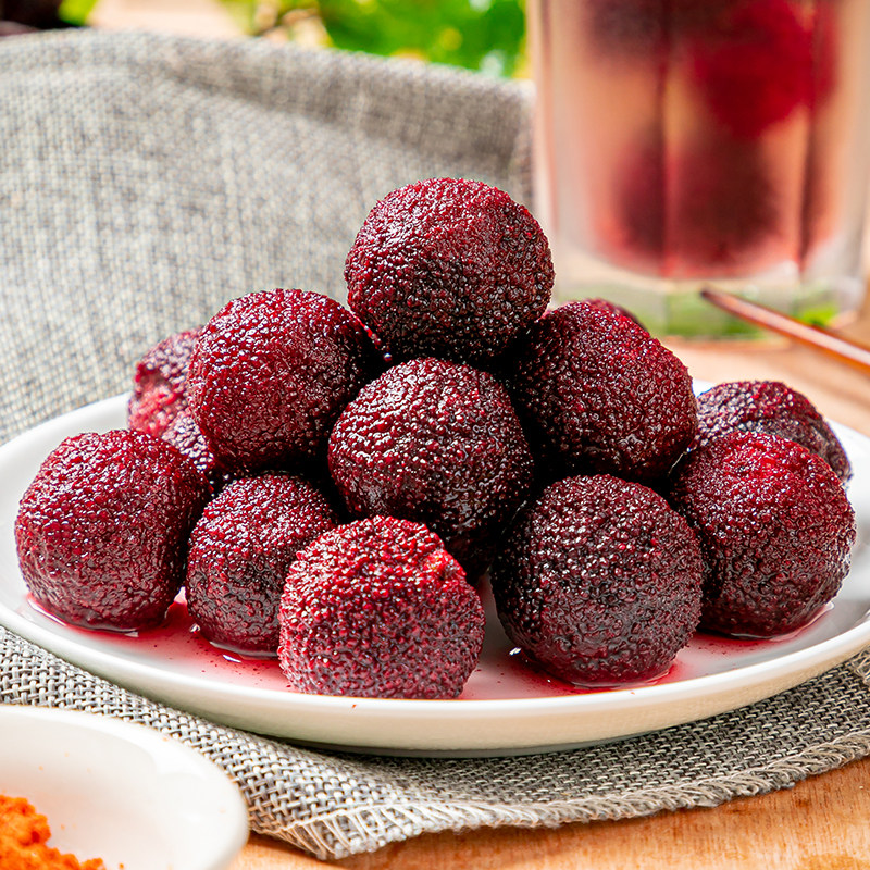 新鲜冰镇杨梅小袋袋装冰冻酒店饭店餐饮饮用其它