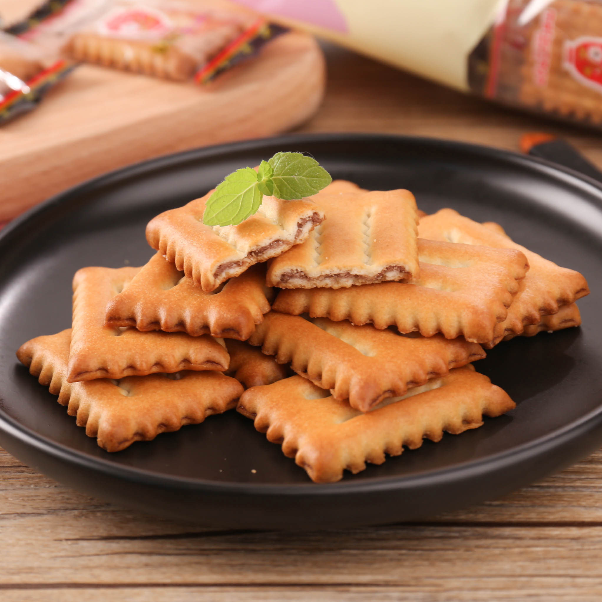 日本进口松永北海道红豆多层夹心饼干夹心饼干