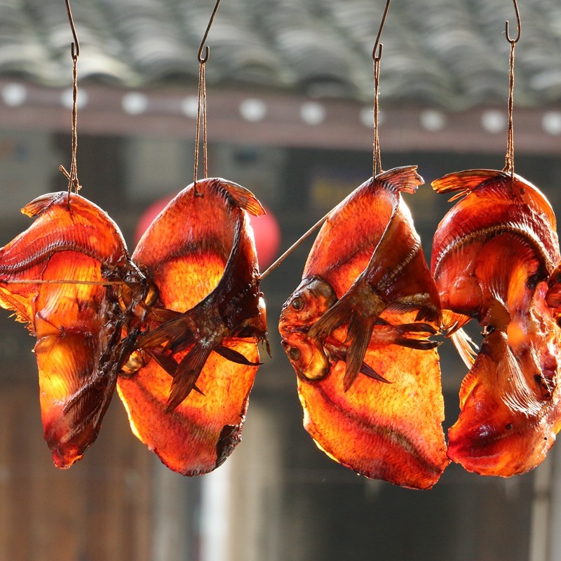 绍兴特产安昌古镇鳊鱼传统风干酱制腊鱼扁鱼鱼干