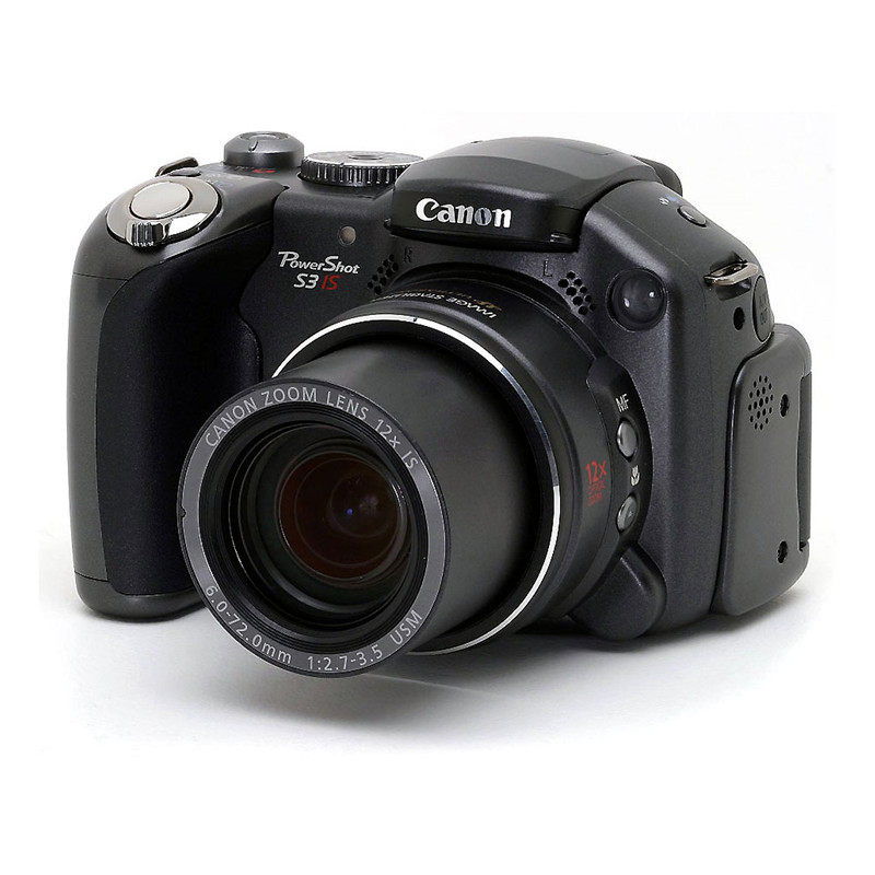 canon/佳能 powershot s3 is二手高清数码相机老款长焦入门小单反